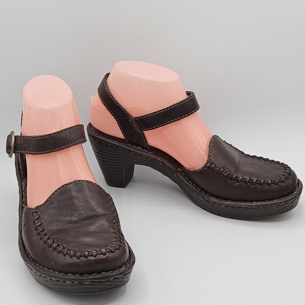Born y2k chunky heel platform sandals size 8